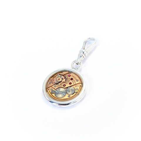 Pendant silver (925) with mechanical movement "Omega"
