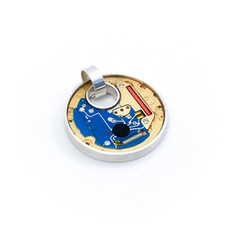 Pendant silver (925) with quartz movement