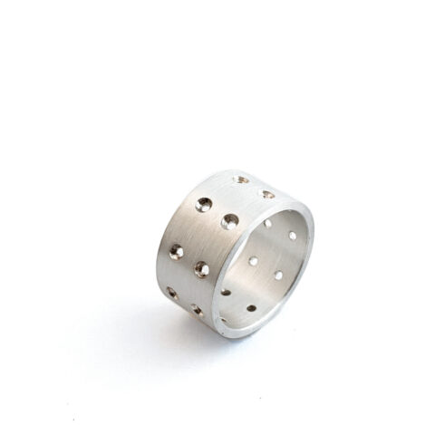 Ring silver (925) "Hole in One"