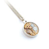 Pendant silver (925) with mechanical movement "O" - Image 3