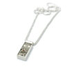 Pendant silver (925) with mechanical movement - Image 3