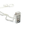 Pendant silver (925) with mechanical movement - Image 2
