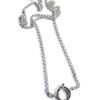 Necklace silver (925) Jasseron with big clasp - Image 3