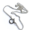 Necklace silver (925) Jasseron with big clasp - Image 2