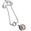 Necklace silver (925) Jasseron with big clasp - Image 4